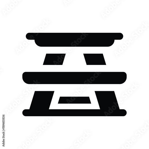 table icon. vector glpyh icon for your website, mobile, presentation, and logo design.