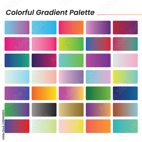 Colorful Gradient Palette