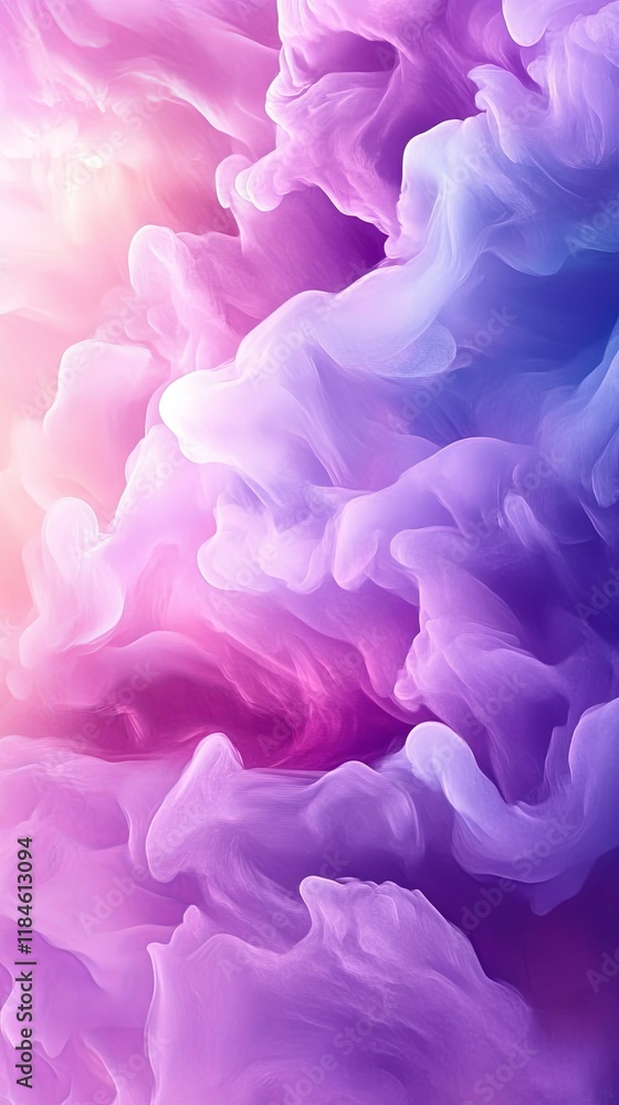 Fototapeta premium Stunning Abstract Purple and Pink Fluid Art