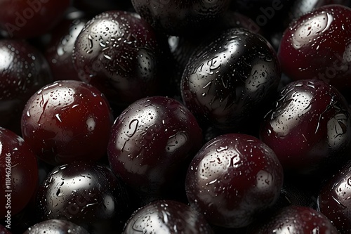 Wallpaper Mural Glossy Prunes Close Up Torontodigital.ca