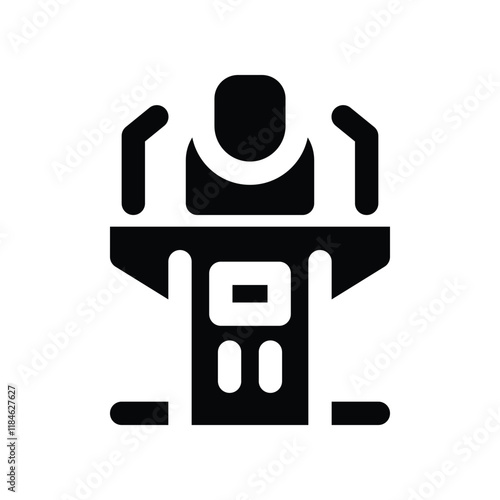 conference icon. vector glyph icon for your website, mobile, presentation, and logo design.