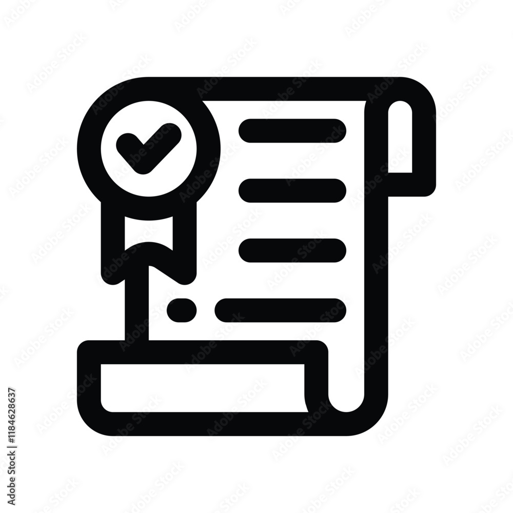 diploma icon. vector line icon for your website, mobile, presentation, and logo design. diploma icon. vector line icon for your website, mobile, presentation, and logo design.