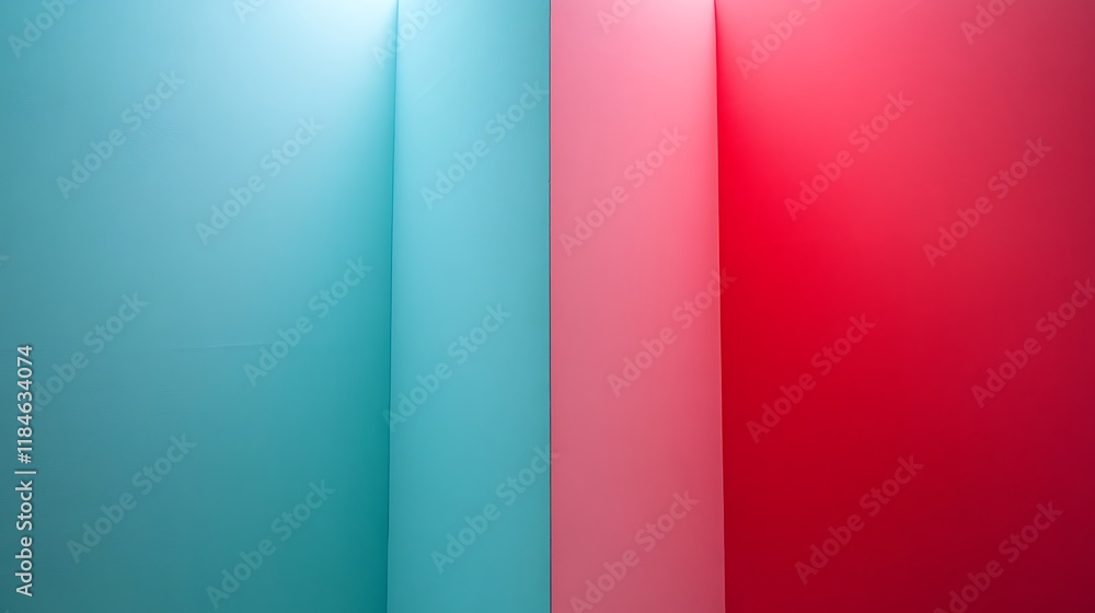 Abstract Color Block Wall Three Shades Abstract Color Block Wall Three Shades