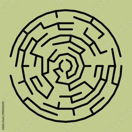 Kids riddle maze puzzle labyrinth vector illustration