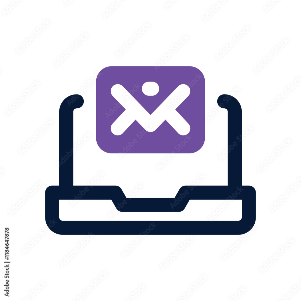 email icon. vector dual tone icon for your website, mobile, presentation, and logo design.