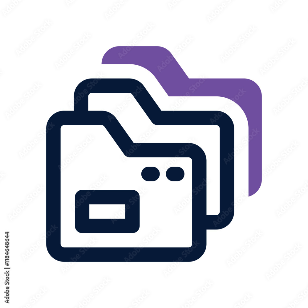 folder icon. vector dual tone icon for your website, mobile, presentation, and logo design. folder icon. vector dual tone icon for your website, mobile, presentation, and logo design.
