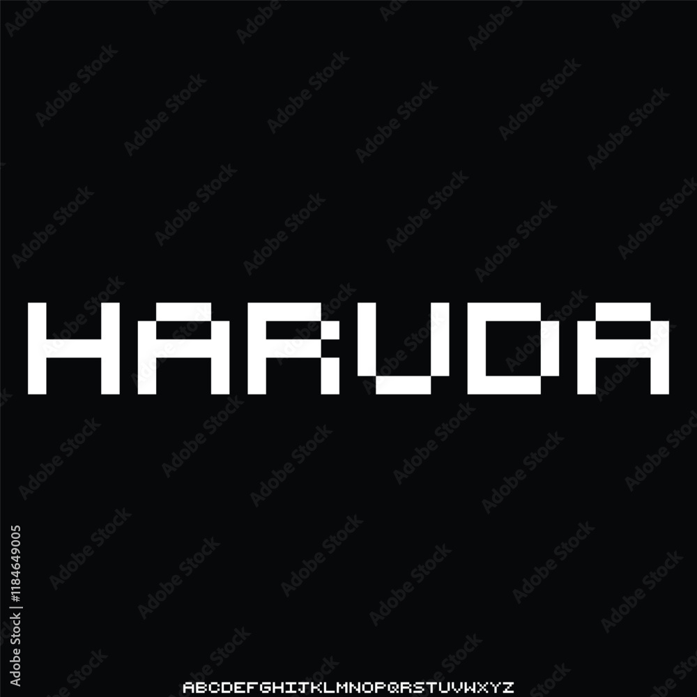 display bold alphabet font vector display bold alphabet font vector