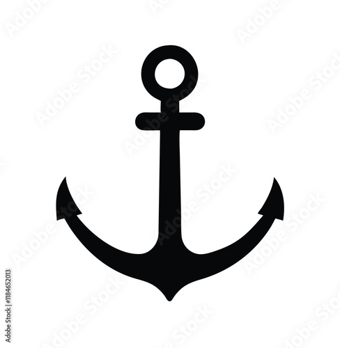 A anchor vector silhouette photo