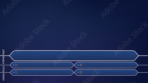 Quiz Game Interface with Question and Multiple Choices