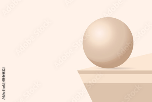 A minimalist photograph of an egg poised on the brink, symbolizing risk, uncertainty, and the delicate balance of life