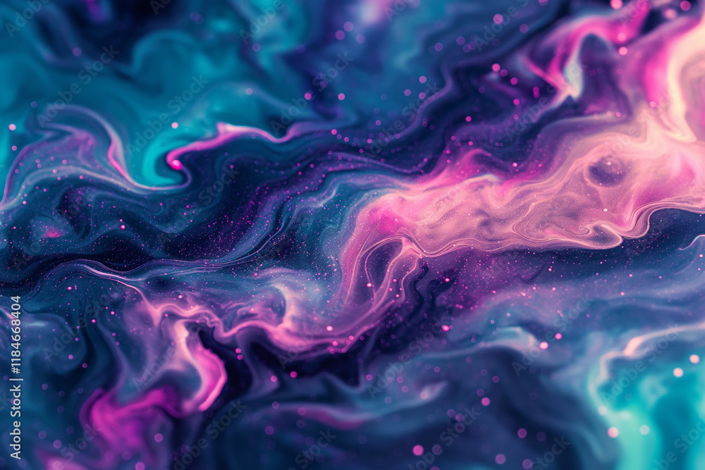 Abstract Fluid Art in Vibrant Pink and Teal GalaxyInspired Patterns Abstract Fluid Art in Vibrant Pink and Teal GalaxyInspired Patterns