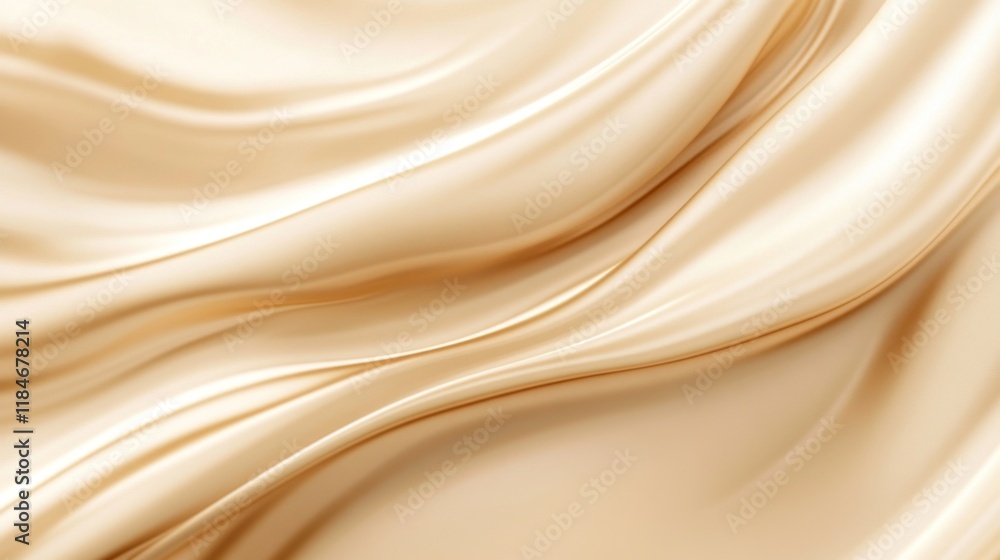 Elegant Cream Silk Fabric Texture Background Elegant Cream Silk Fabric Texture Background