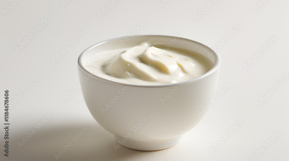 Yogurt isolated on white background Yogurt isolated on white background