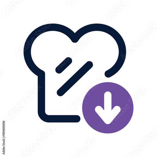 low carbo icon. vector dual tone icon for your website, mobile, presentation, and logo design.