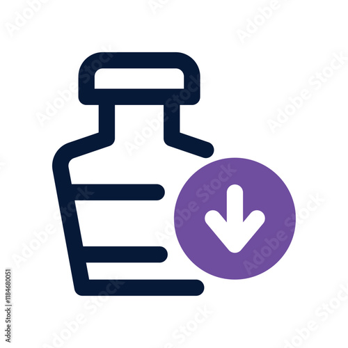 low sugar icon. vector dual tone icon for your website, mobile, presentation, and logo design.