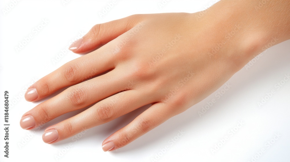 Delicate Hand with Perfectly Manicured Nails Delicate Hand with Perfectly Manicured Nails