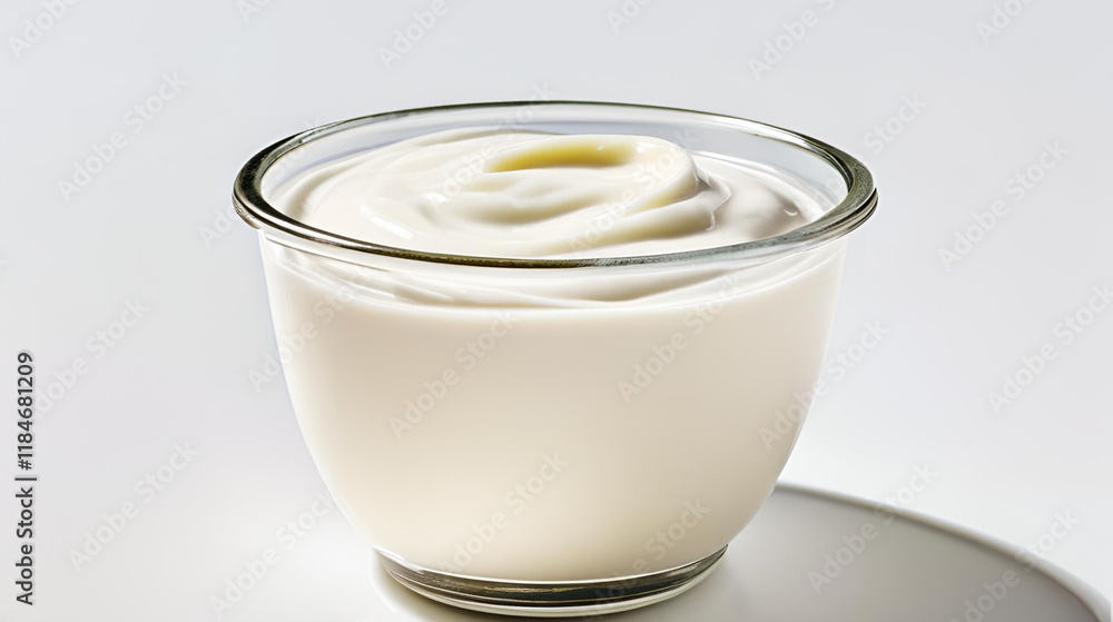 Yogurt isolated on white background Yogurt isolated on white background