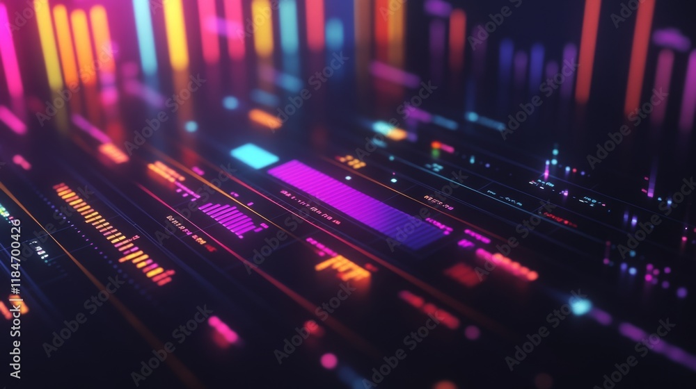 A close-up of a financial graph with colorful bar charts and line graphs, with an emphasis on data visualization and financial performance metrics. A close-up of a financial graph with colorful bar charts and line graphs, with an emphasis on data visualization and financial performance metrics.