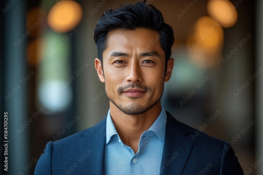 modern asian businessman portrait professional male executive in contemporary office setting with confident expression modern asian businessman portrait professional male executive in contemporary office setting with confident expression