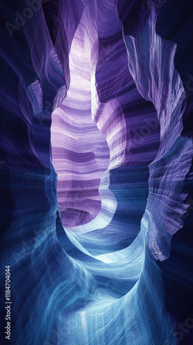 Whimsical Cave Design with Light Effects photo