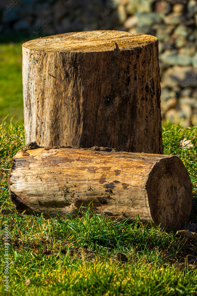 Fototapeta premium CUTTING TRUNK