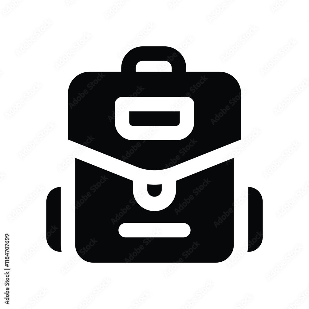 backpack icon. vector glyph icon for your website, mobile, presentation, and logo design. backpack icon. vector glyph icon for your website, mobile, presentation, and logo design.