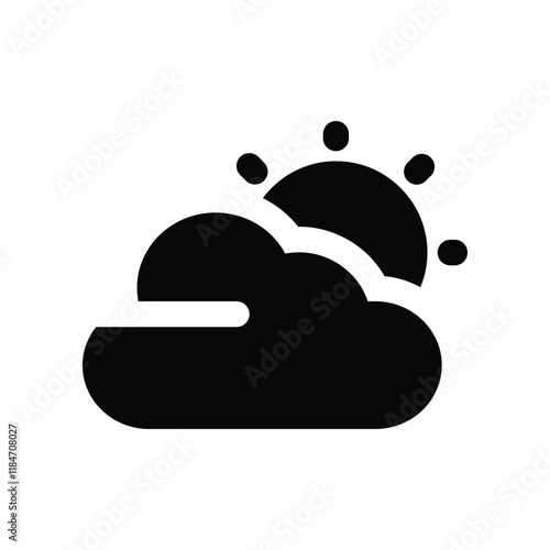 weather icon. vector glyph icon for your website, mobile, presentation, and logo design.