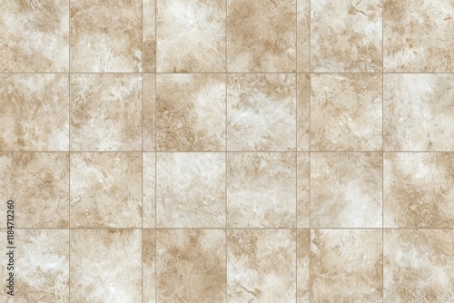 Realistic Cream Tile Flooring: Seamless Loop Background Texture photo