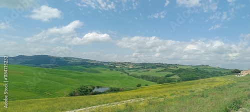 landscape with mountains