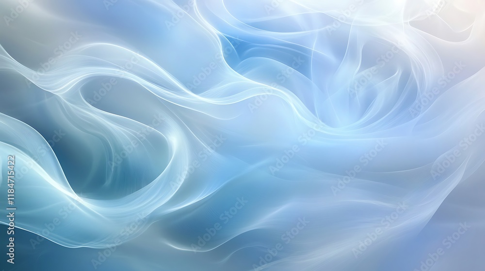Abstract Blue Swirling Wave Pattern Design Abstract Blue Swirling Wave Pattern Design