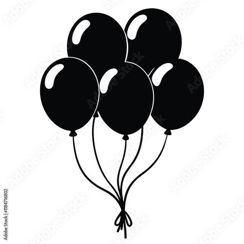 balloon vector design with white background