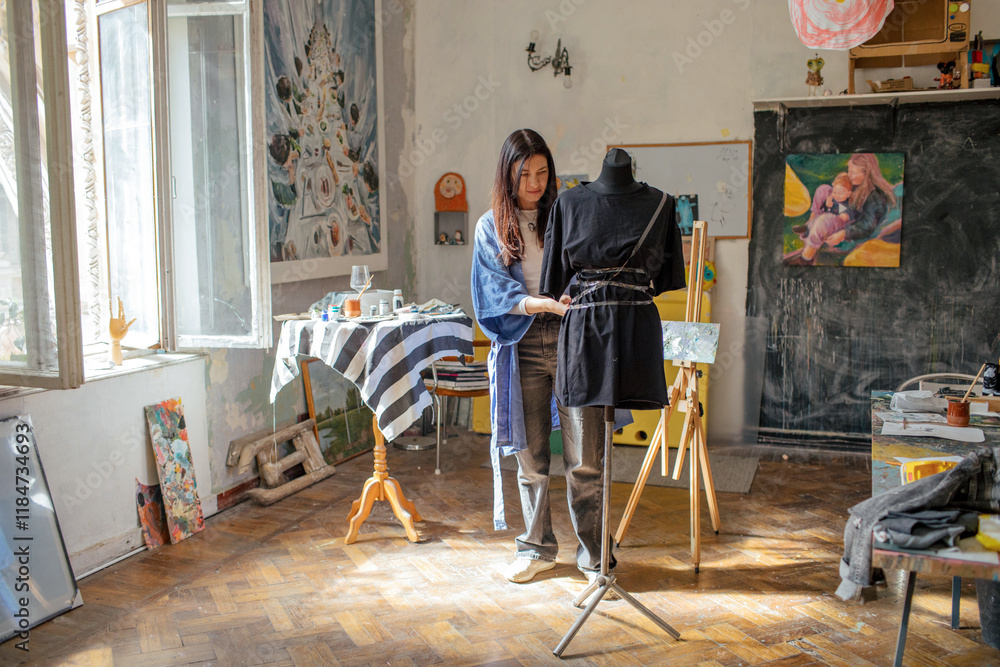 fashion designer working on a new product
fashion designer working on a new product