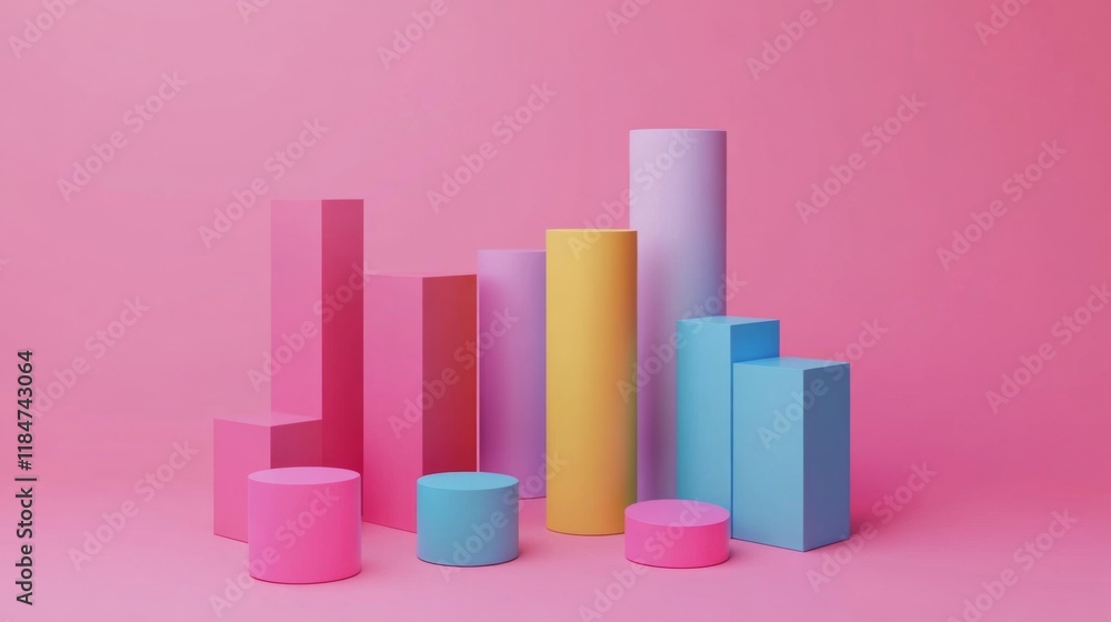 A modern D financial bar graph with interconnecting bars, symbolizing relationships between different financial indicators, rendered in a sophisticated color palette. A modern D financial bar graph with interconnecting bars, symbolizing relationships between different financial indicators, rendered in a sophisticated color palette.