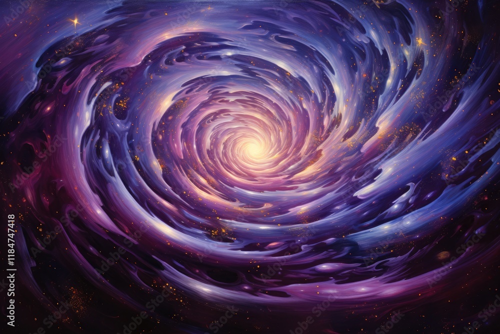 A mesmerizing vortex of swirling galaxies illuminates the violet space, capturing the beauty of cosmic movement and celestial formations at a breathtaking distance A mesmerizing vortex of swirling galaxies illuminates the violet space, capturing the beauty of cosmic movement and celestial formations at a breathtaking distance