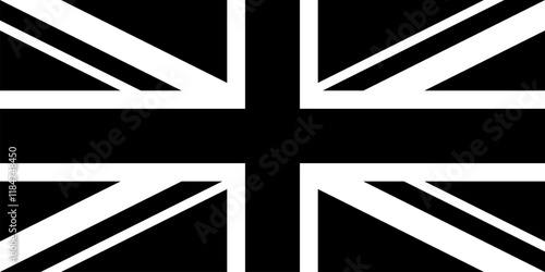 Black flag of United Kingdom