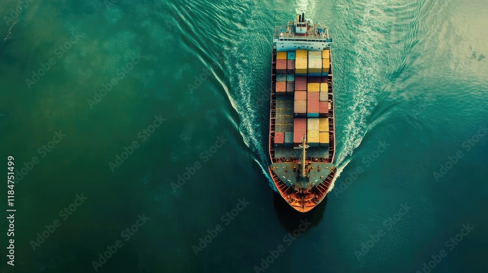 container ship in import export and business logistic.By crane ,Trade Port , Shipping.cargo to harbor.Aerial view.Water transport.International.Shell Marine.Top view. container ship in import export and business logistic.By crane ,Trade Port , Shipping.cargo to harbor.Aerial view.Water transport.International.Shell Marine.Top view.