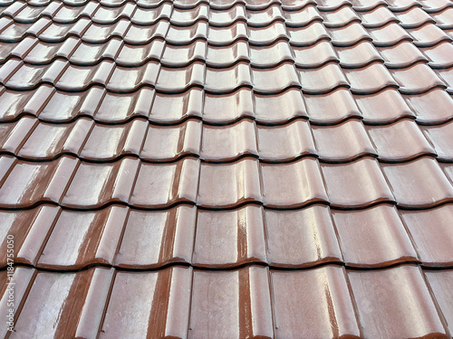 roof tiles on a roof