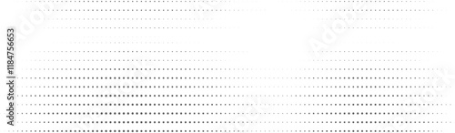 Abstract Geometry Pattern with Dense Dotted Wave Texture, Halftone Texture 