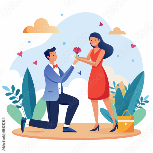 Propose Day white background