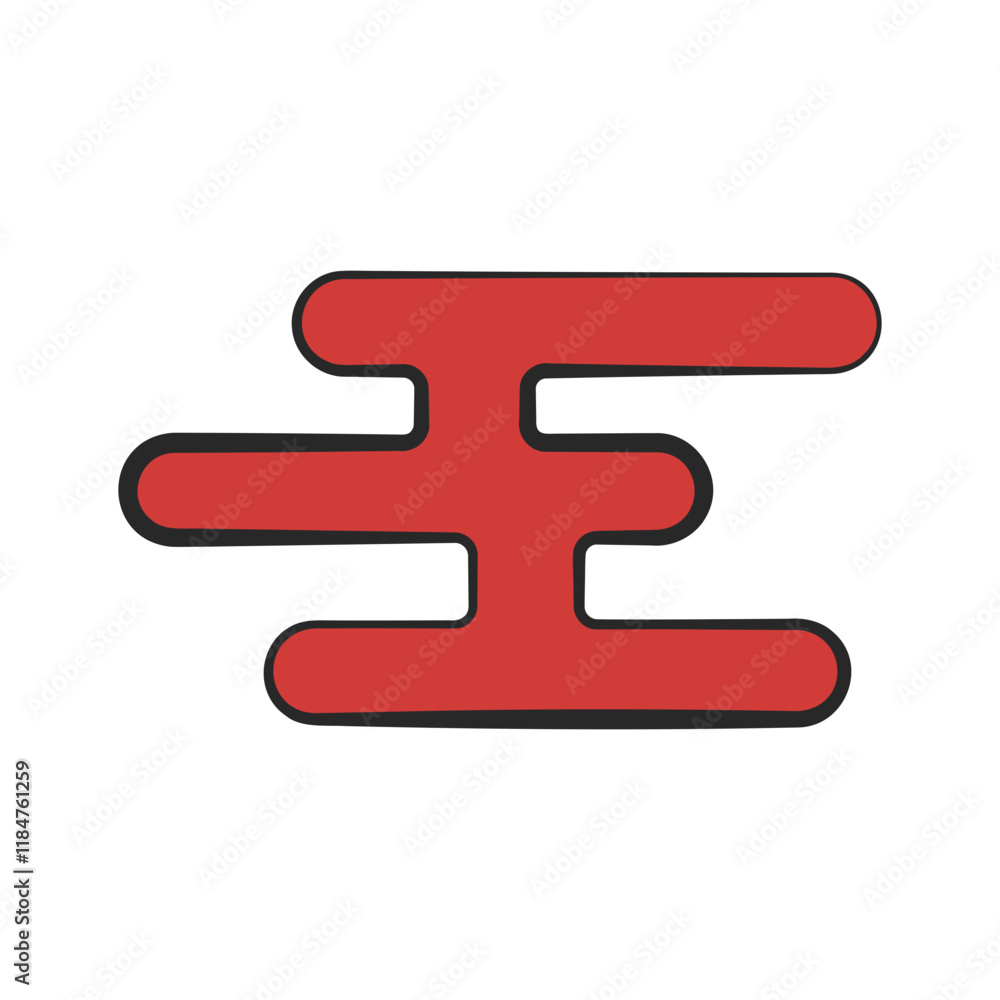 Obraz premium Chinese New Year symbol icon