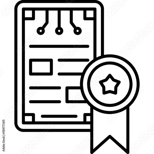 Certificate Icon