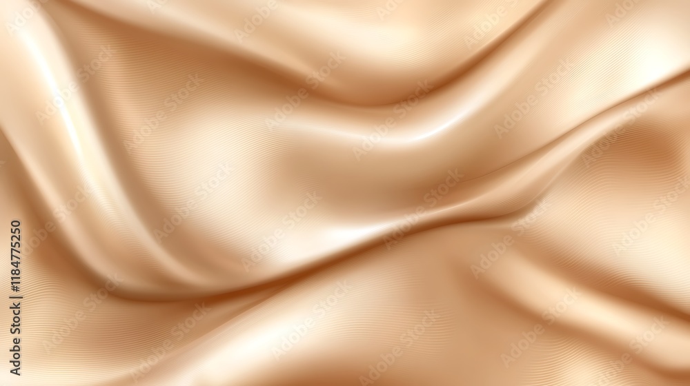 Obraz premium Abstract Beige Silk Drape Background Texture