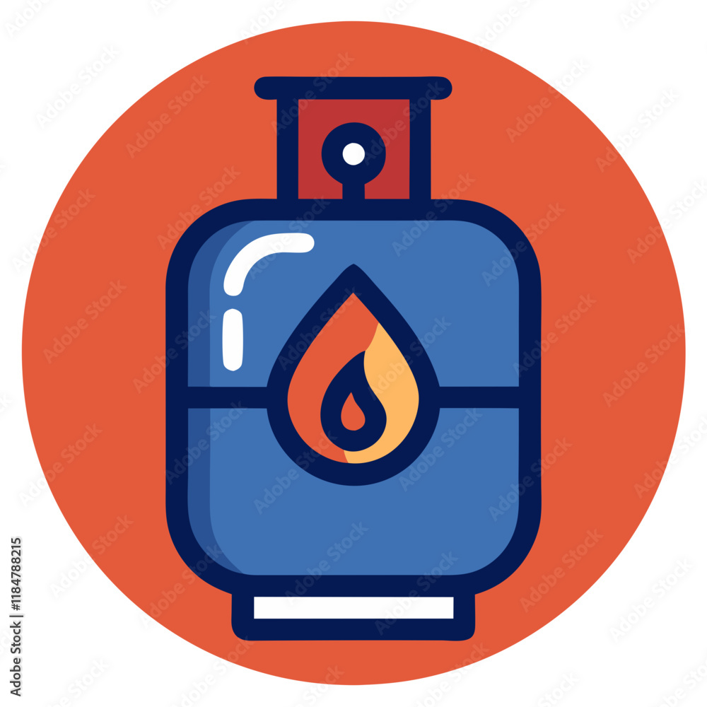 Obraz premium gas icon design