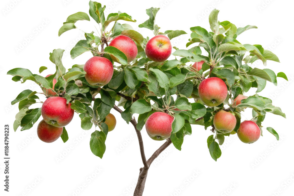 Apple tree isolated on white background PNG Apple tree isolated on white background PNG