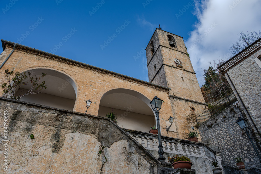 Pesche, Molise. Church of San Michele Arcangelo Pesche, Molise. Church of San Michele Arcangelo