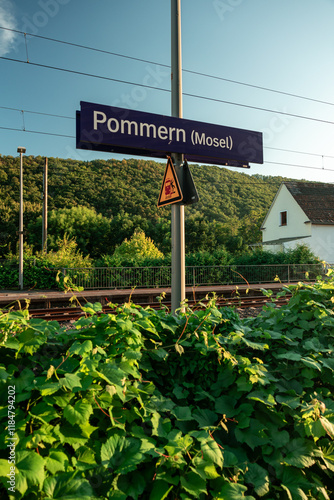 Mosel Village and train