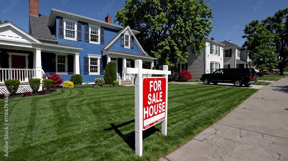 Charming Traditional Blue House for Sale Charming Traditional Blue House for Sale