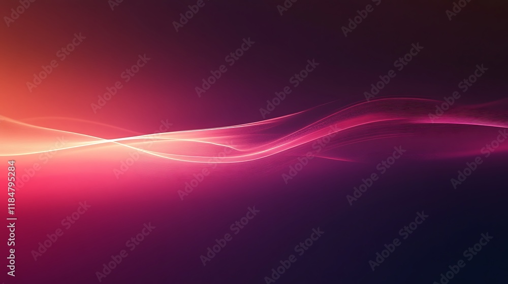 Fototapeta premium Abstract Pink and Purple Wave Background Design