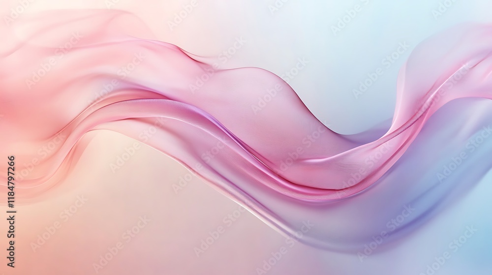 Abstract Pink And Blue Wave Design Abstract Pink And Blue Wave Design