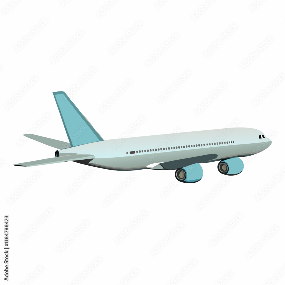 Isolated airplane vector illustration (3) Isolated airplane vector illustration (3)